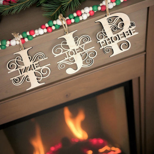 Monogram Name Ornament