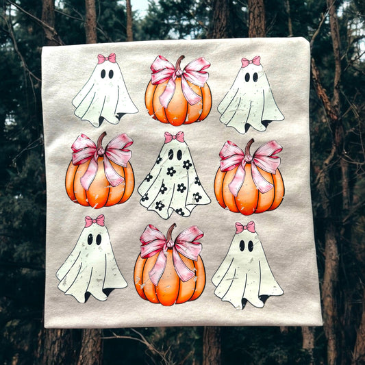 Cute Ghosty Pumpkin Tee