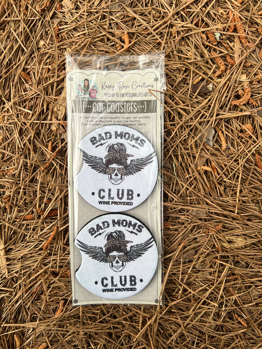 Bad Moms Club Car Coaster Set