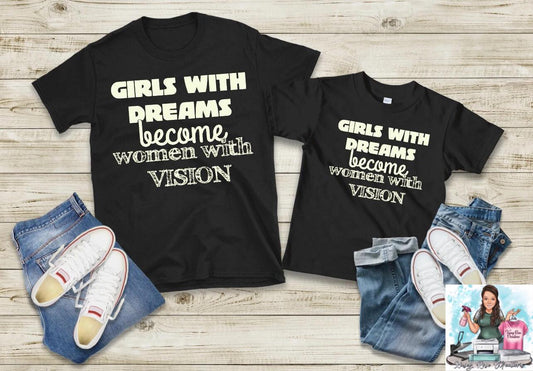 Women with vision Tshirt (adult)