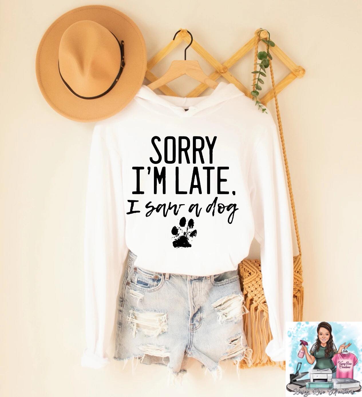 Sorry I'm late, I saw a dog Tshirt