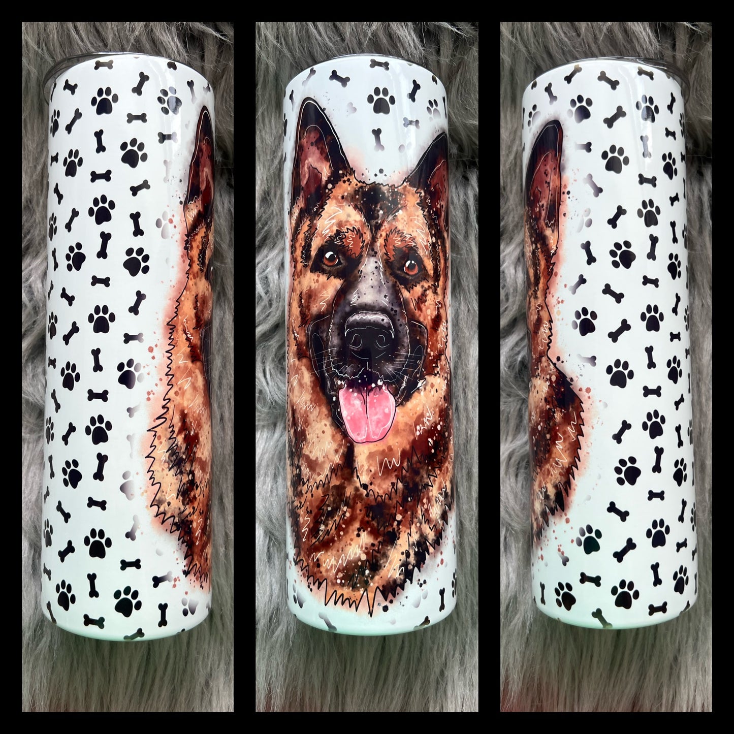 German Shepherd Tumbler