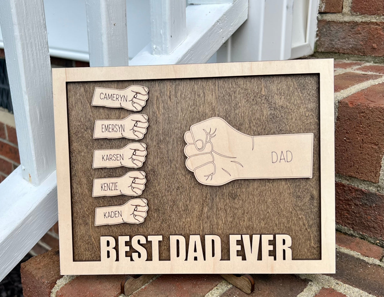 Best Dad Ever Fist Sign