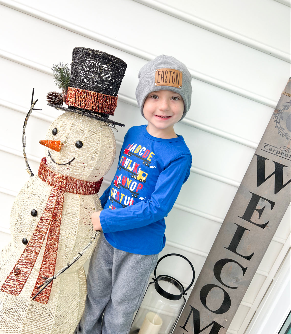 Laser Engraved Name Beanie