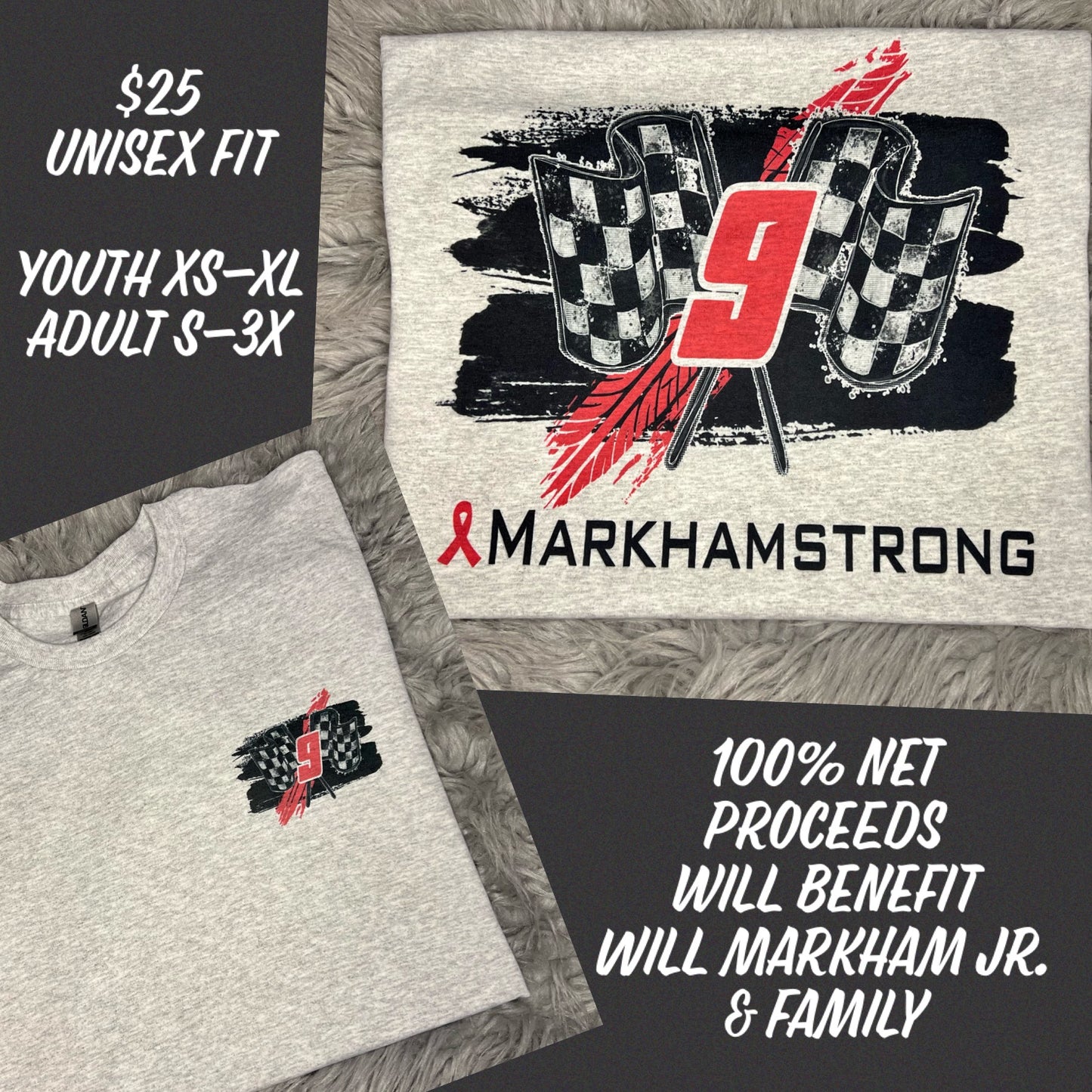 #Markhamstrong Benefit T-shirt