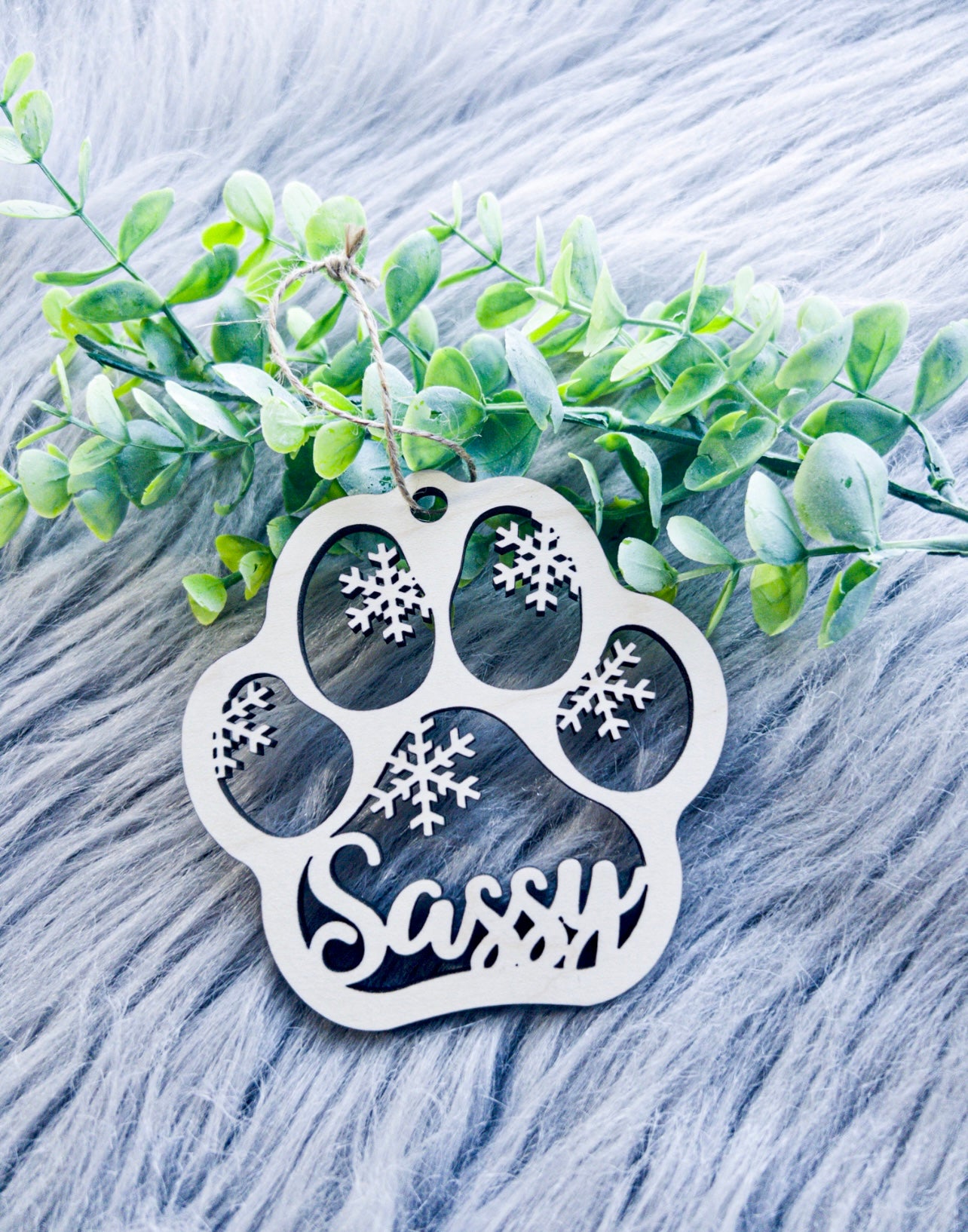 Paw Print Ornament